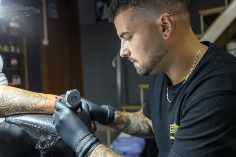 Trabalho de tatuagem Ganesha Ink