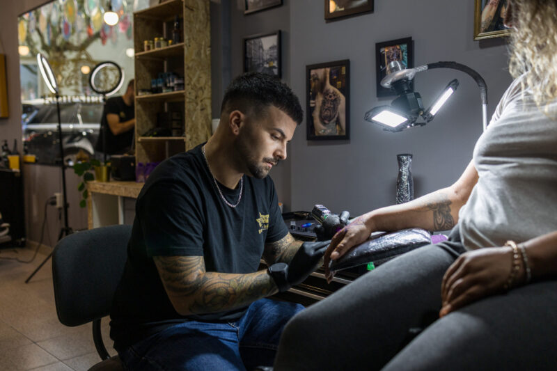 Trabalho de tatuagem Ganesha Ink